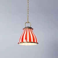 Lampe de chevet LED Circus Iron avec abat-jour en fer, style américain, 220V, modèle 1199, pour la décoration de la chambre et du bureau