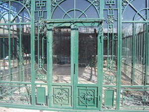 Grande metallo antico personalizzato Gazebo di nozze Design popolare giardino esterno verde casa vendita moderna placcato pittura ornamentale - Product Image 6