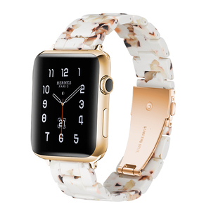 <span class=keywords><strong>De</strong></span> resina banda <span class=keywords><strong>de</strong></span> reloj para <span class=keywords><strong>Apple</strong></span> <span class=keywords><strong>Watch</strong></span> 1 2 3 4 5 pulsera muñeca Correa Iwatch 38 40 42 <span class=keywords><strong>44</strong></span> bandas accesorios <span class=keywords><strong>de</strong></span> repuesto - Product Image 4