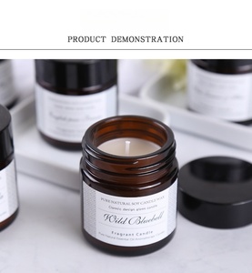 Tazón de cáscara de coco Natural con aroma fuerte de gama alta personalizado en forma de vela perfumada de soja aromaterapia - Product Image 6