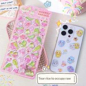 Pegatina Decorativa Infantil Hecha a Mano con Papel en Relieve 3D con Diseño de Aves y Pájaros Suaves y Lindos al Estilo Japonés - Product Image 5