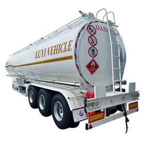 LUYI 3 essieux 4 compartiments Réservoir de pétrole et d'essence 45000 litres Acier/Aluminium <span class=keywords><strong>Transport</strong></span> de carburant 45000 litres Semi-remorque citerne à carburant - Product Image 3