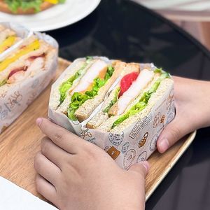 Papier d'emballage alimentaire enduit anti-graisse pour la cuisson des hamburgers, pizzas, gâteaux et sandwichs - Product Image 4