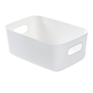 Plastic Storage Bin Rectangle Solid Color No Lid For <b>Desk</b> Cosmetic <b>Toy</b> Organizer - Product Image 5