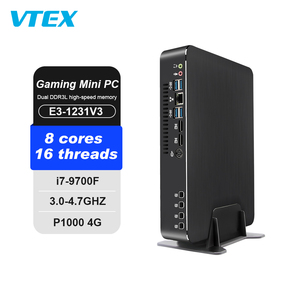 Bon marché Computadora Mini PC NAS OEM N5100 N5105 NUC 2 LAN Port Type C Minipc tout-en-un mini ordinateurs de bureau portables - Product Image 1