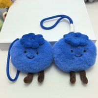 Porte-clés en peluche Myrtille Mignonne et Créative, Pendentif de Sac, Petits Ornements, Remplissage 100% Coton PP, Personnalisable pour Femme - Vente en Gros