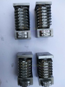 Số mã hóa 4x8 Cicero máy in trục lăn máy in trong thép đầy đủ với 6 đến 9 chữ số lạc hậu tử số - Product Image 2