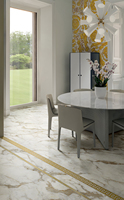 Dalles murales en grès cérame poli effet marbre blanc, idéales pour chambre, couloir, salon, salle à manger, buanderie – Design moderne