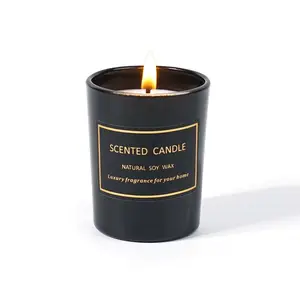 Set regalo di candele profumate con cera di soia eco-friendly di lusso con Design privato personalizzato