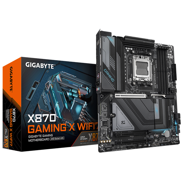 New GIGABYTE X870 GAMING X WIFI7 AM5 AMD 9000 CPU DDR5 USB4 Port PCIE 5.0 WIFI 7 Gaming Motherboard X870 Mothoerbaords