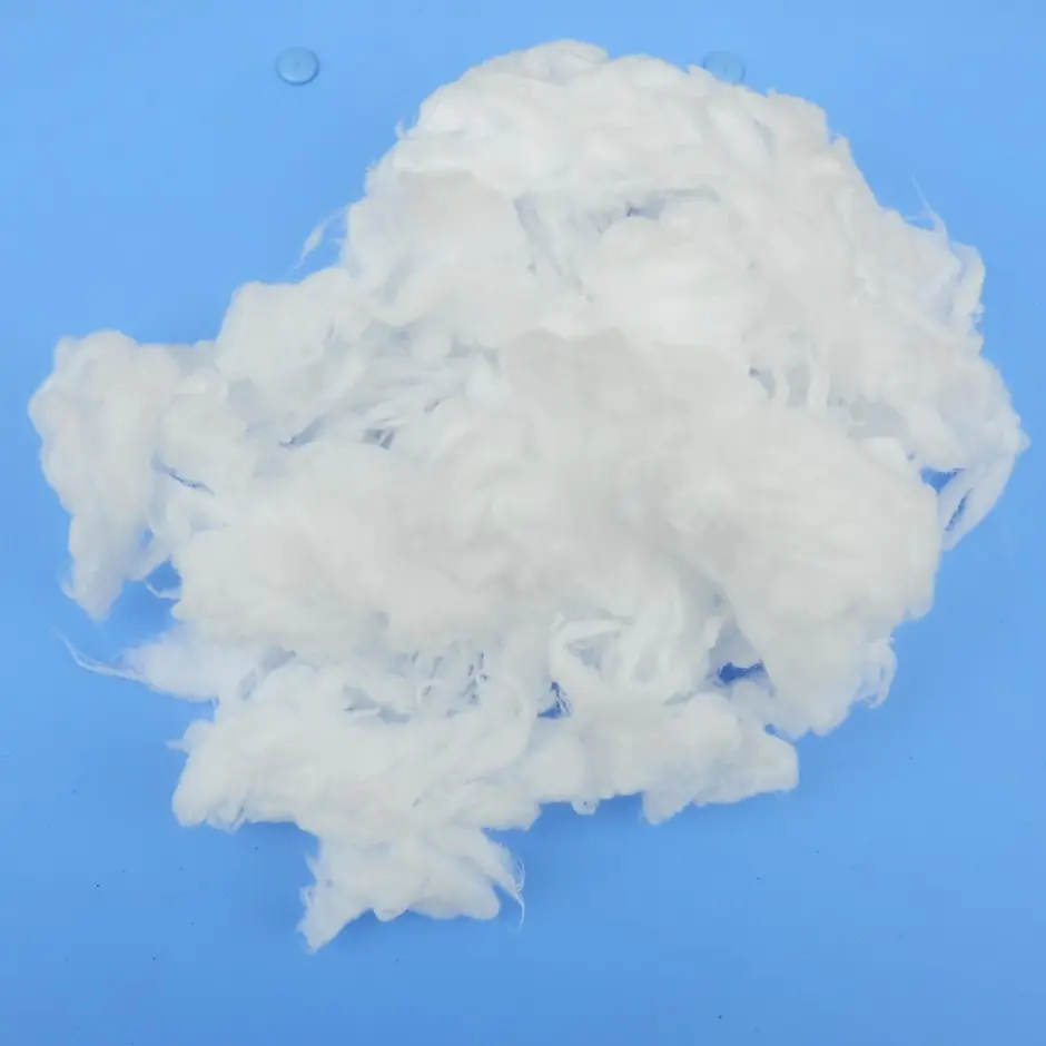 Bleached Cotton Factory Direct Sale Organic Cotton Fiber Bleached Fiber Made By Chinese Top Manufacturer