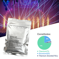 Igracelite 200g Machine à feux d'artifice à étincelles froides en poudre de titane pour intérieur et extérieur