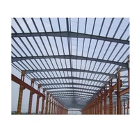 Estructura de acero ligero Almacén de fábrica Estructura de armadura de acero Sistema de techo Edificio de taller prefabricado