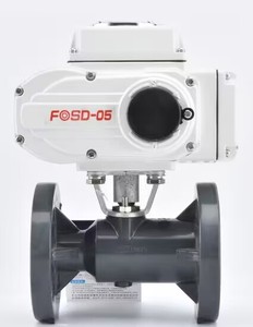 Venta al por mayor, suministro directo de fábrica: Válvula de bola con brida DN100 de PVC/UPVC ANSI Clase 150 para agua - Product Image 2