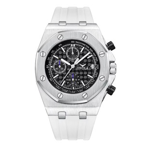 Reloj de Lujo para Hombre, Marca ONOLA, de Alta Calidad, Multifuncional, con Correa de Silicona, Venta al Por Mayor, Envío Directo - Product Image 5