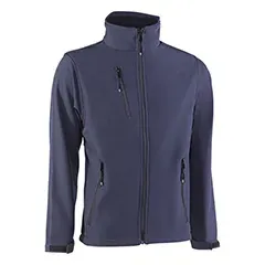 Parka - 1894DN S Ventus - Colore: Blu Navy # Giacca antivento basic con fodera in micropile. # Polsini con cerniera - Product Image 2