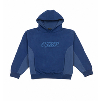 Ensemble survêtement en coton épais 400 GSM avec logo personnalisé brodé, panneaux et motifs imprimés en relief, pantalon de survêtement et sweat à capuche oversize – Collection 2026