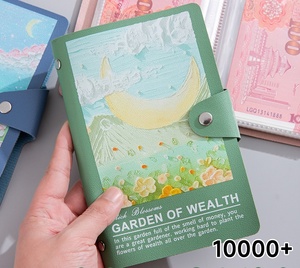 Gran Oferta: Libro de Ahorros de Cuero Suave con Diseño de Pintura al Óleo, Organizador de Efectivo, Clip para Billetes, Libro de Ahorros de Billetes, Libro de Contabilidad y Finanzas - Product Image 4