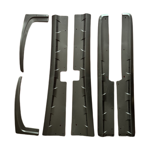 1997 2004 <span class=keywords><strong>Corvette</strong></span> C5 minigonne laterali in fibra di carbonio <span class=keywords><strong>nera</strong></span> lucida Kit stile Modulare per carrozzeria accessori - Product Image 2