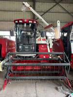 Moissonneuse-batteuse automotrice Touxin à transmission automatique, moteur de marque réputée, pour riz, thé, blé, maïs, arachides et céréales, haute productivité agricole