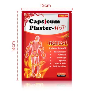 Factory price capsicum pain relief patches adhesive capsicum capsaicin plaster