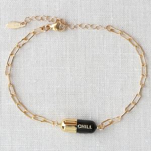 สร้อยข้อมือทองเค18K เคลือบสีเงินสีเขียวขุ่นสีแดงสีเขียวมรกตสีเขียว925 - Product Image 2