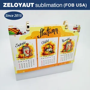 ZELOYAUT-Sublimation Custom Originality Individuation Calendar 2024 For Home And Office