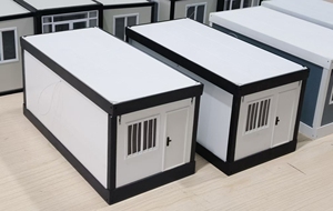 <span class=keywords><strong>Maison</strong></span> en conteneur en acier industriel pour entrepôt/atelier, utilisation en exposition avec des unités d'échantillons personnalisées - Product Image 5