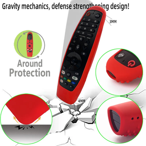 เคสซิลิโคนรีโมทคอนโทรลสำหรับรีโมทคอนโทรลทีวี <span class=keywords><strong>LG</strong></span>, ฝาครอบป้องกันกันฝุ่นแบบนุ่มกันกระแทกสำหรับรีโมท <span class=keywords><strong>LG</strong></span> เมจิก - Product Image 2