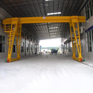 Grúa pórtico monoviga para almacenamiento de equipos de minería, elevación de componentes pesados, 10t, 16t, 32t, grúa portátil sobre rieles - Product Image 4