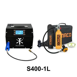 <span class=keywords><strong>SMACO</strong></span> <span class=keywords><strong>S400</strong></span> 1L Equipo DE BUCEO portátil subacuático de respiración personalizado Juegos Tanque de aire Cilindro de gas de oxígeno con compresor de aire - Product Image 1