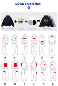 Sweat-shirts à capuche unisexes de haute qualité pour hommes, coupe oversize, personnalisables avec logo, en coton épais vierge - Product Image 3