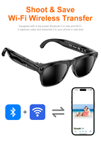 Occhiali Smart 8MP Video 1080P Traduzione AI Assistente Vocale Musica Impermeabili IPX-5 Ricarica Magnetica Controllo App Novità 2026