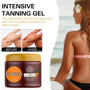 Beurre de bronzage bronzant SPF <span class=keywords><strong>Protect</strong></span> Sunbed et Suntan de marque privée au bêta-carotène - Product Image 2