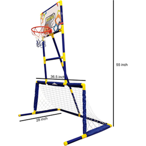Juguetes clásicos 3 en 1, centro deportivo, estaciones deportivas <span class=keywords><strong>de</strong></span> fútbol, juegos <span class=keywords><strong>de</strong></span> arcade para interiores, campo <span class=keywords><strong>de</strong></span> baloncesto, hockey para niños pequeños y niños - Product Image 1