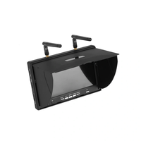 Moniteur FPV 7 pouces LT5802S à succès – 5.8G 40CH, résolution 800x480, interface VGA/D1/HD, batterie intégrée, type IPS pour multicoptères
