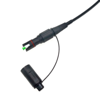 Connecteur FTTH extérieur étanche fabriqué en Chine, compatible avec le câble optique SC APC, jumper de fibre optique