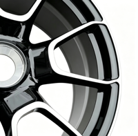 Jantes de voiture de tourisme JWYC personnalisées de 19 à 22 pouces pour BMW 991 Audi, jante concave profonde, centre verrouillable, alliage forgé, finition noire