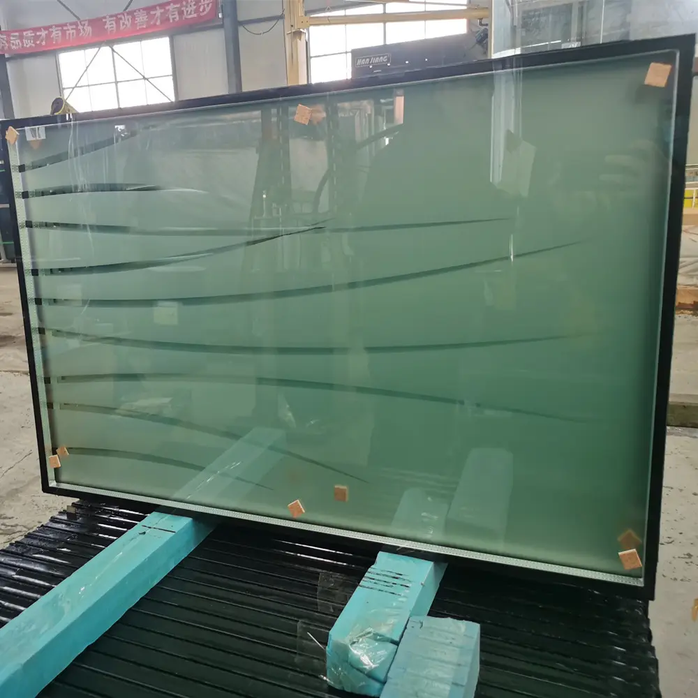 low-e 12mm laminated tinted insulated double glazing glass panel for building window