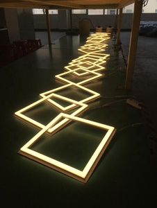 Lámpara de techo de diseño, luz Led cuadrada decorativa de 24W, 30x30 Led, para techo residencial, montada en superficie, iluminación moderna de Huawei - Product Image 6