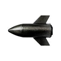 Coque de missile en fibre de carbone de qualité supérieure, ultra-légère, faible résistance au vent, résistante aux hautes températures, certifiée CE