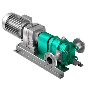 Bomba de Lóbulos Rotatorios de Acero Inoxidable Sanitario de Grado Alimenticio OEM con Reductor de Engranajes Mecánico Bajo, Fabricada en Acero Inoxidable de Grado Alimenticio para un Manejo Seguro - Product Image 1