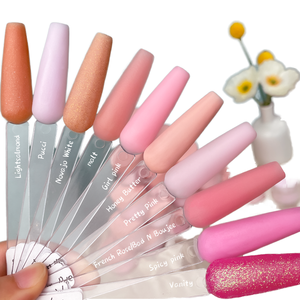 Cloverfei Pó Acrílico Clássico Nude Buttery Hot <span class=keywords><strong>Cocoa</strong></span> OEM Private Label Conjunto de Pó Dip 3 em 1 10g Longa Duração - Product Image 1