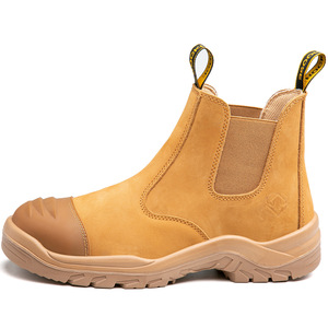 Bottes de sécurité <span class=keywords><strong>Chelsea</strong></span> à embout en acier, imperméables, anti-écrasement, personnalisables, à prix abordable et tendance, pour hommes - Product Image 1