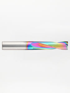 アルミニウム合金フラットベースドリルビット DLCコーティング カラフル180度ベベル曲面金属穴あけ皿穴ドリル - Product Image 3