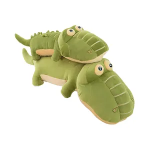 Мягкие игрушки Бегемот игрушки-Крокодилы Мягкая игрушка Крокодилы Rc Эластичный большой питомец кусает палец Сверкающие зубы