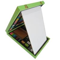 Ensemble de dessin artistique en forme de cœur Bonvada, comprenant des crayons aquarelles, des marqueurs colorés, des crayons de couleur, un étui en PVC assorti, peinture DIY