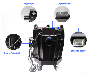 Machine à glace sèche 6000W, entièrement en acier inoxydable, faible bruit, machine à <span class=keywords><strong>fumée</strong></span> <span class=keywords><strong>froide</strong></span> pour scène et ambiance - Product Image 6