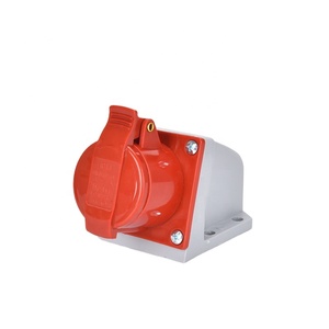 ซ็อกเก็ตอุตสาหกรรมหญิง380V 3 P + N + E 32A ขยายซ็อกเก็ต enchufe Italiano 3ไพน์ Amphenol Eco MATE ปลั๊กสีฟ้าและสีเทา IP44 - Product Image 1