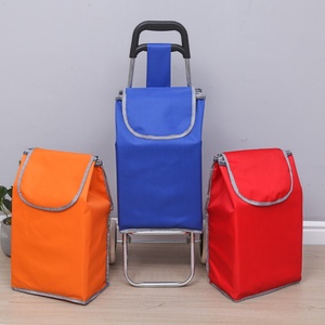 Carrito de Supermercado Multifuncional al por Mayor de Fábrica, Bolsa de Compras de Gran Capacidad con Ruedas - Product Image 5